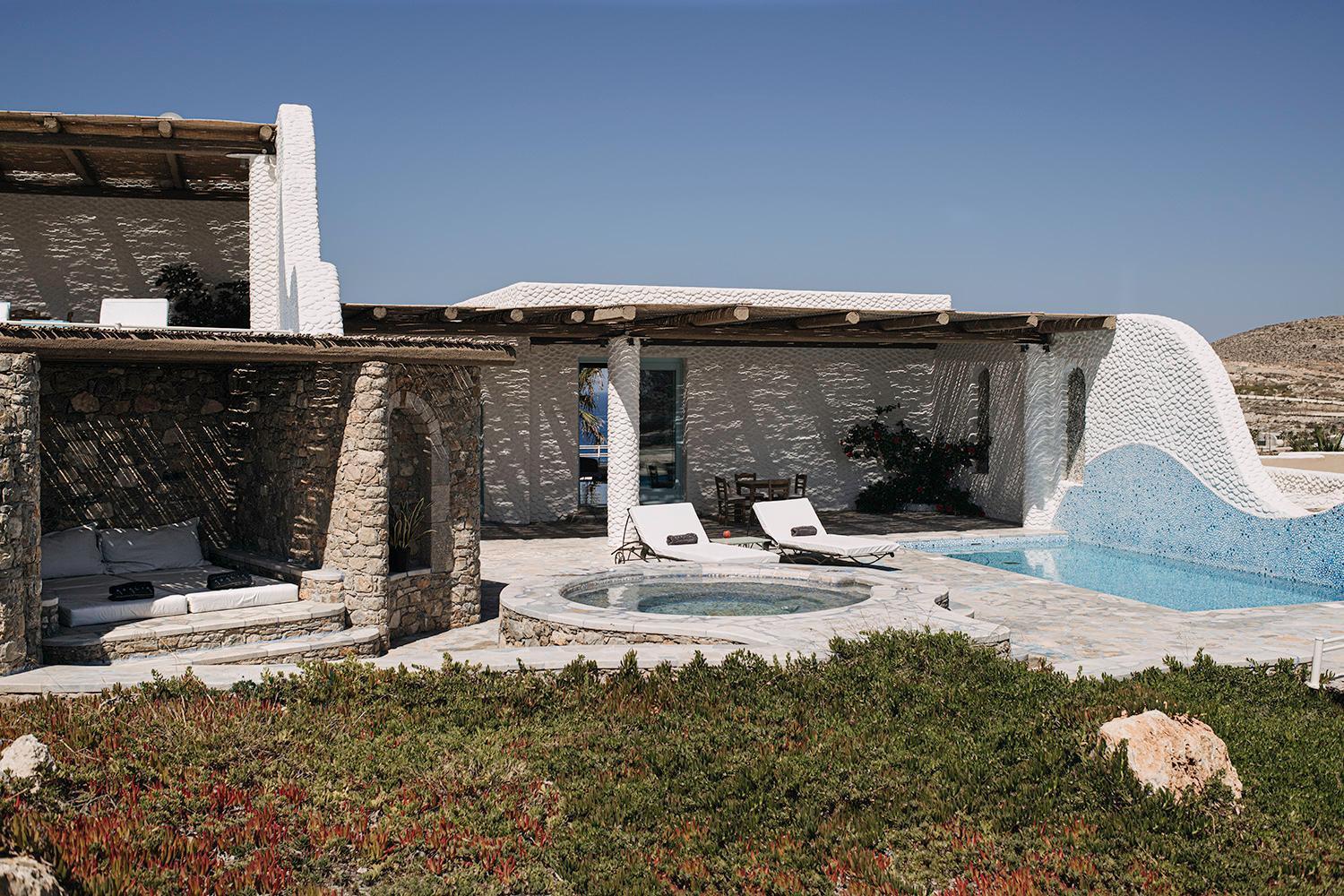 Agalia Luxury Suites Koumpara Oda fotoğraf